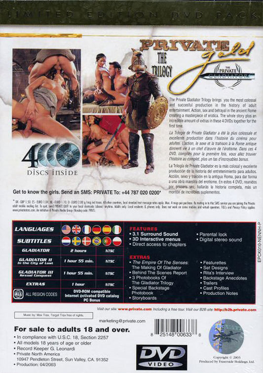 GLADIATOR TRILOGY 4-PACK**DISC**