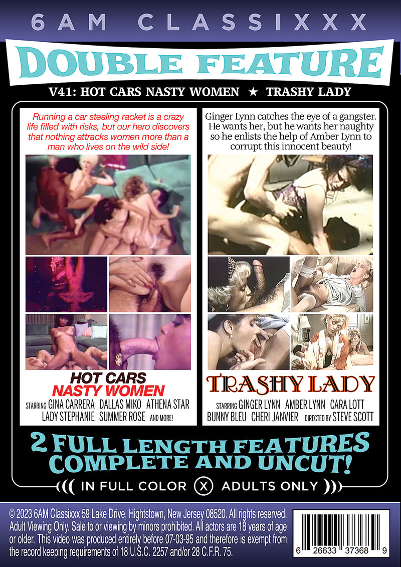 DOUBLE FEATURE 41: HOT CARS NASTY WOMEN & TRASHY LADY (06-20-23)
