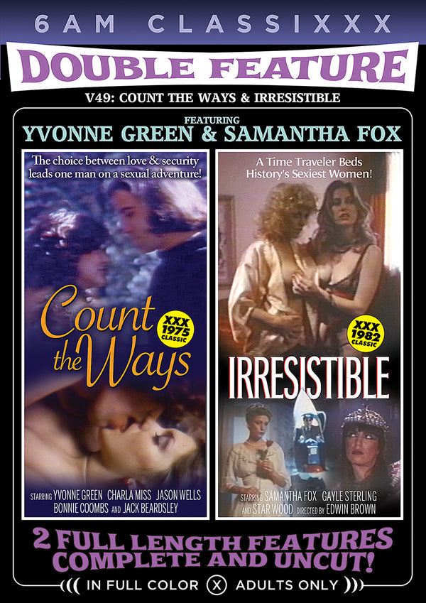 DOUBLE FEATURE 49: COUNT THE WAYS & IRRESISTIBLE (10-17-23)